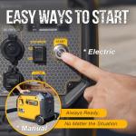 Gidrox 6000W Dual Fuel Inverter Generator