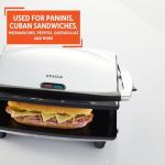 IMUSA 12"x10" Stainless Steel Panini Press