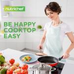 NutriChef Electric Induction Cooktop, 2 Burners