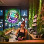 LED Neon Acai Bowl Sign for Food Trucks