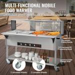 VEVOR 4-Pan Electric Buffet Food Warmer