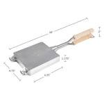 Aluminum Sandwich Press for Stovetop and Camping