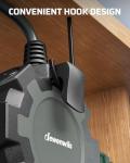 DEWENWILS 6 Outlet Power Strip with 15ft Cord