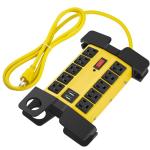 Heavy Duty Power Strip with USB and 10 Outlets