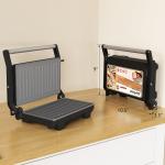 Sunvivi Electric Panini Press Grill with Nonstick Plates