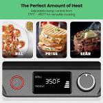 Chefman 5-in-1 Panini Press and Grill Combo