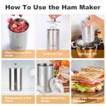Stainless Steel Deli Meat Press Mold