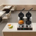 Dual Electric Panini Press for Food Trucks