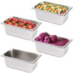 TOPZEA 4 Pack Stainless Steel Hotel Pans