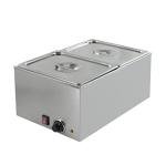 2-Pan Commercial Food Warmer with Temperature Control