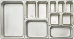 Winco 1/9 Size 2.5" Deep Metal Food Pan
