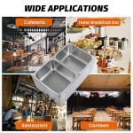 2-Pan Commercial Food Warmer with Temperature Control
