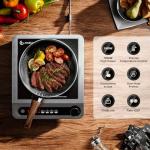 1800W Commercial Induction Cooktop with Timer