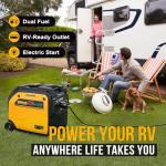 Gidrox 6500W Dual Fuel Portable Generator