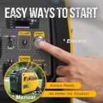 Gidrox 6500W Dual Fuel Portable Generator