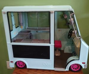 Blue Ice Cream Truck for 18" Dolls