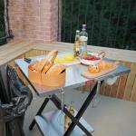 Feasto Foldable Grill Table with Pizza Oven Stand