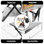 Feasto Foldable Grill Table with Pizza Oven Stand