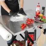 Feasto Foldable Grill Table with Pizza Oven Stand