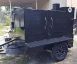 Chicken Flipper with Storage for BBQ Trailers