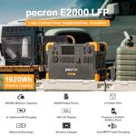 Pecorn E2000LFP Portable Power Station, 1920Wh