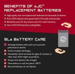 AJC Battery for Extreme XTAZ10S Powersports