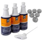 Oven, Grill, and Fryer Cleaner Set with Scrubbers