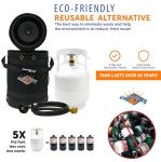Flame King Gas Hauler Kit with Carry Case