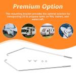 Heavy Duty Propane Tank Hold Down Bracket Kit