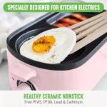 GreenLife 3-in-1 Breakfast Maker Station, Pink