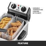 Waring Heavy Duty Double Basket Deep Fryer