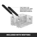Waring Heavy Duty Double Basket Deep Fryer