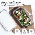 Aluminum Loaf Pans with Lids - 110 Pack