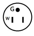 Parkworld 2ft NEMA 5-15 to L14-30 Adapter Cord
