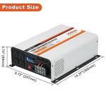 OUBOTEK 2000W Pure Sine Wave Inverter for Vehicles