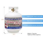 20 lb Steel Propane Tank with Gauge and Valve