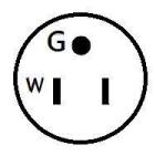 Parkworld NEMA 5-15 to Locking L14-30 Adapter Cord