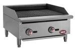 24" Commercial Gas Charbroiler - 2-Burner Grill