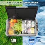 SHAREWIN 58QT Portable Electric Cooler with APP Control