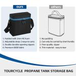 Portable 1 LB Propane Tank Carry Bag with Strap
