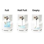 3LB Steel Propane Tank with Gauge for Grills