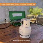 3LB Steel Propane Tank with Gauge for Grills