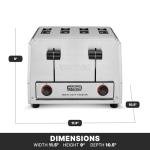 Waring 4-Slice Heavy Duty Pop-Up Toaster