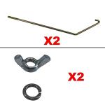 20 lbs Propane Tank Mount Bracket Kit for RVs