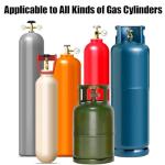 2-Pack Propane Tank Holder with Safety Chain