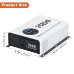 OUBOTEK 2000W Power Inverter with Remote Control