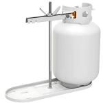 Dual Propane Tank Mount for Travel Trailers