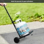 Propane Tank Cart with Holder for 20 lbs Cylinder