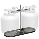 Dual Propane Tank Mounting Rack for RVs