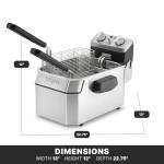 Waring Heavy Duty 10 lb Deep Fryer with Baskets